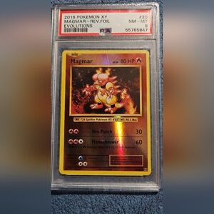 PSA graded Pokémon  Magmar 2016 XY